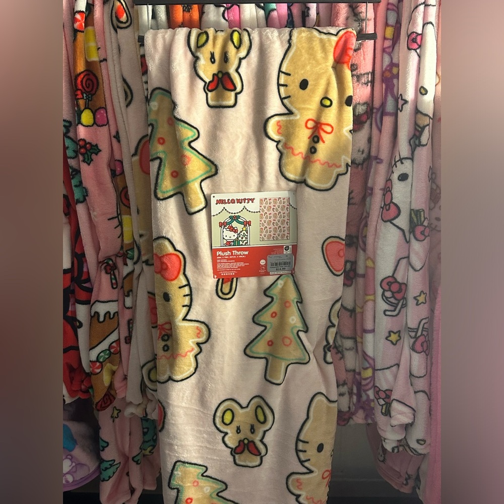 Hello Kitty Gingerbread Cookies Blanket/throw 50x70